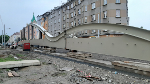 Nový originální most v Olomouci montují italští specialisté