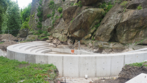 Vodopád v Bezručových sadech už se rýsuje! Takto teď vypadá