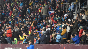 Fotbalová reprezentace s Faerskými ostrovy v Olomouci