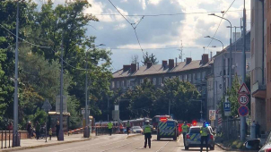 Tramvajová souprava usmrtila chodkyni