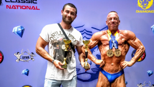 Kulturista Patrik Šerý dvakrát zlatý v Rumunsku