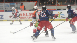 Hokejisté HC Olomouc prohráli s Pardubicemi