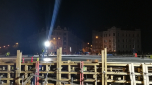 Betonáž mostu v Komenského úspěšně dokončena