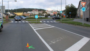 Hledá se pachatel nehody z Olomoucké ulice ve Šternberku