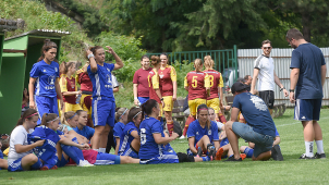 Fotbalistky SK Sigma hrály s prvoligovým soupeřem