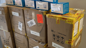 Do Olomouce dorazily respirátory, které si město zařídilo samo