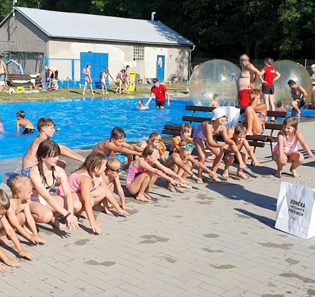 Kulturista Patrik Šerý vystoupil na dětském dni