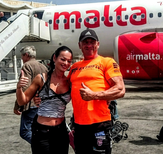 Kulturista Patrik Šerý získal na Maltě stříbro