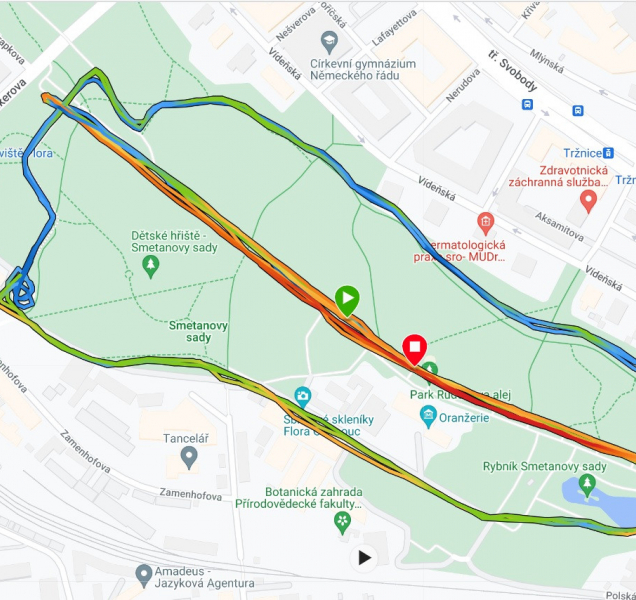 Běh Výstavištěm Flora rozhýbe Smetanovy sady