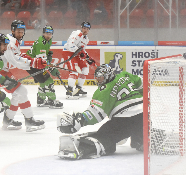 Hokejisté HC Olomouc doma prohráli s Boleslaví