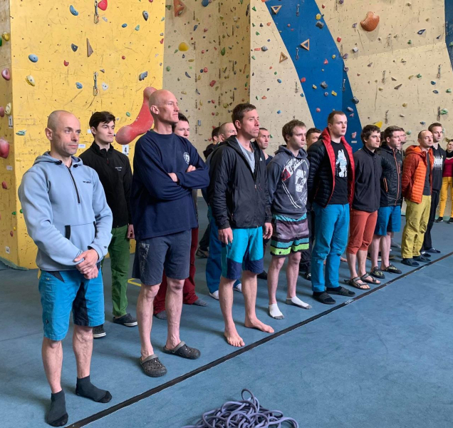 Hasiči se bavili při lezení na obtížnost