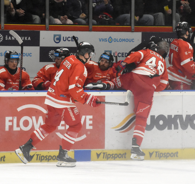 Hokejisté HC Olomouc porazili Motor