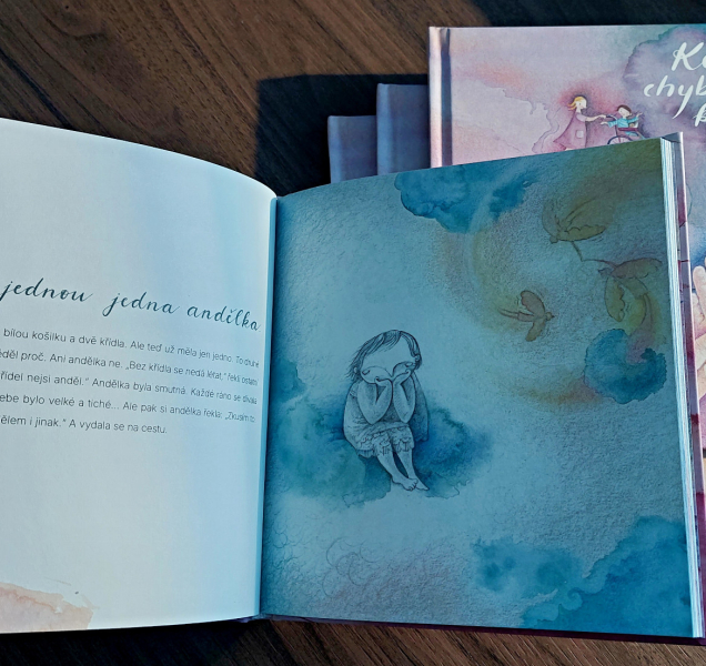 Když chybí křídlo: příběh andělky pomáhá nemocným dětem