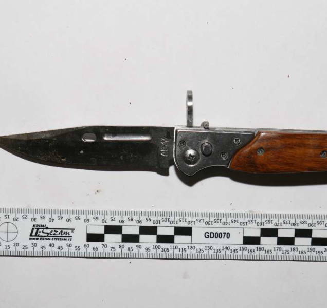 Zloděj napadl ostrahu prodejny s nožem v ruce