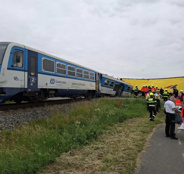 Při vážné nehodě na železnici bylo osm lidí zraněno!