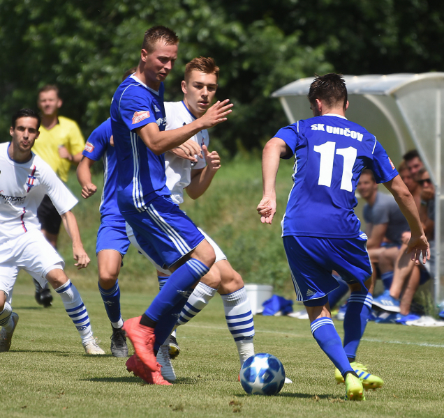 Uničov v přípravě rozdrtil Jiskru