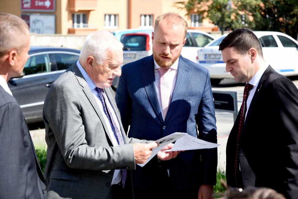 Václav Klaus navštívil Olomouc