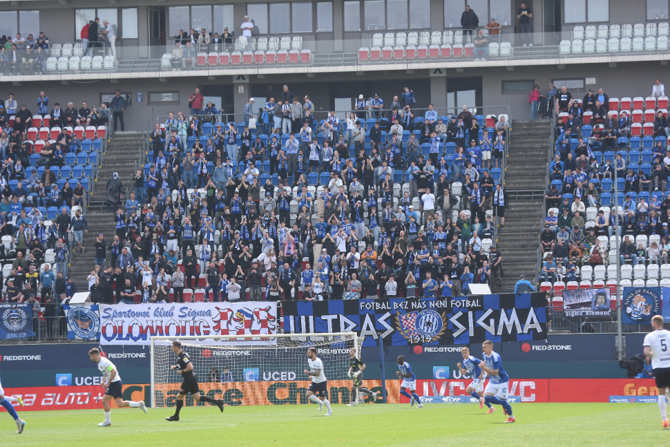 Fotbalisté SK Sigma Olomouc končí mimo TOP 6
