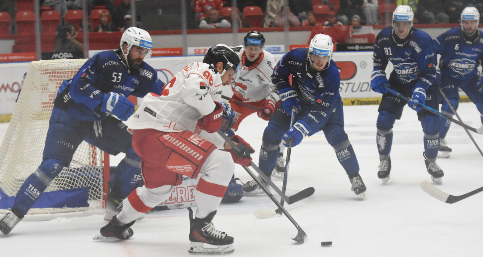 Hokejisté HC Olomouc neměli proti Třinci nárok